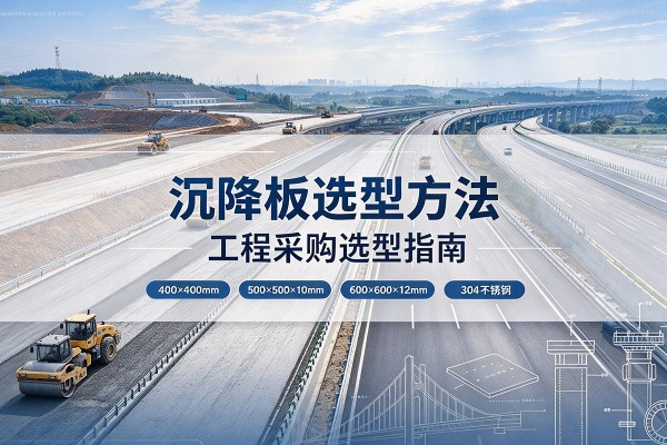 肇源沉降板选择方法