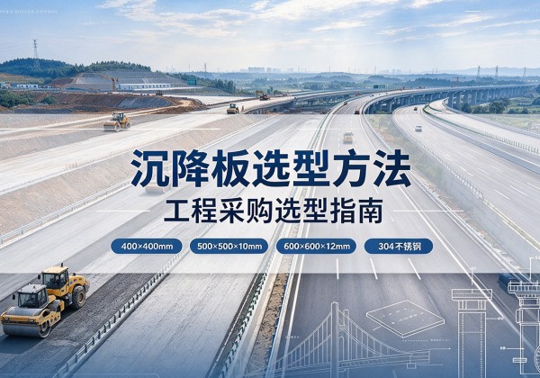 肇源沉降板选择方法